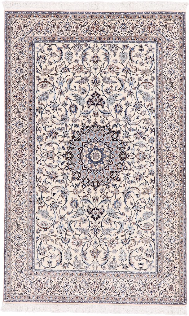 Nain Tappeto persiano 230 x 140 (Iran) Annodato A Mano