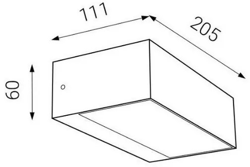 LED2 - Applique LED da esterno KVADER LED/9W/230V IP54