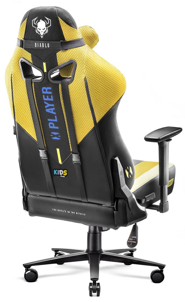 Sedia Da Gaming Diablo X-Player 2.0 In Materiale Kids Size: Dark Sunflower