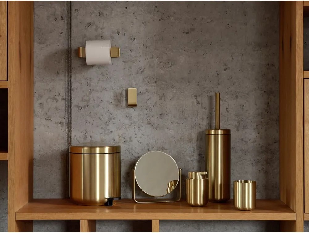 Portaspazzolino color ottone in acciaio inox Ume Brass – Zone