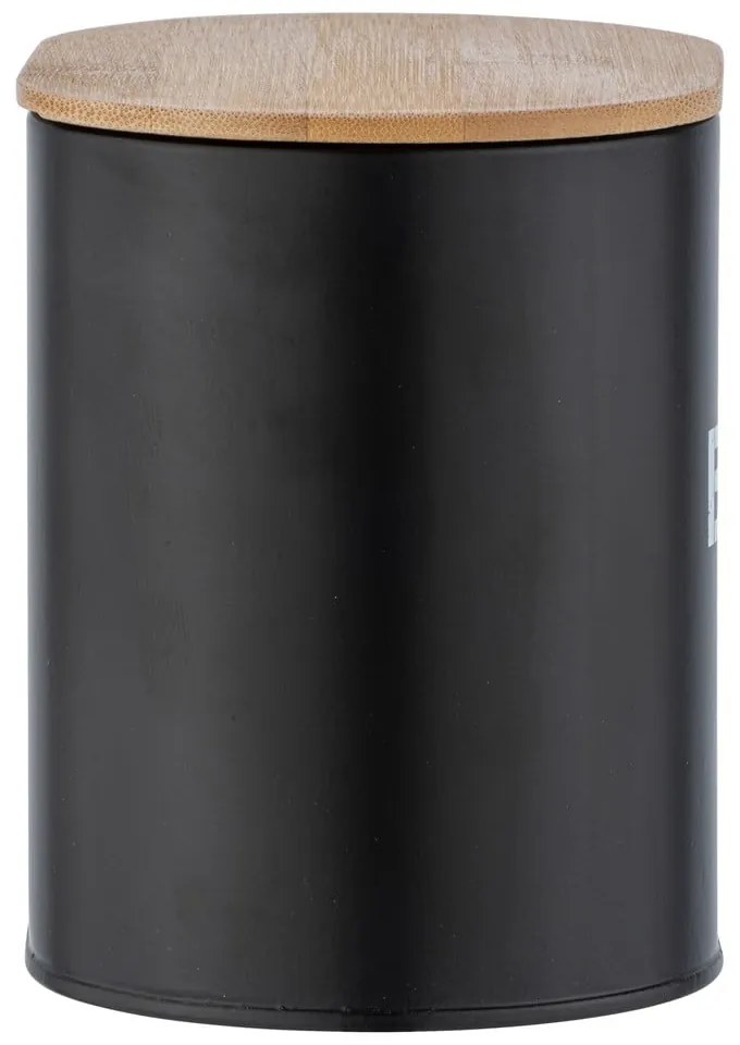 Contenitore da bagno nero con coperchio Gara - Wenko