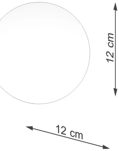 Sollux TP.2104 - Paralume di ricambio BOOMO G9 diametro 12 cm bianco