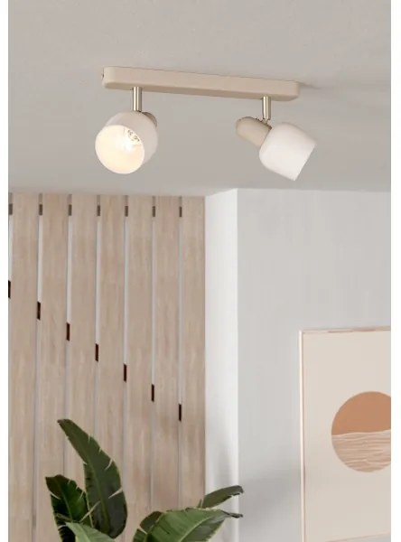 Eglo 900715 - Faretto CORATO 2xE14/18W/230V