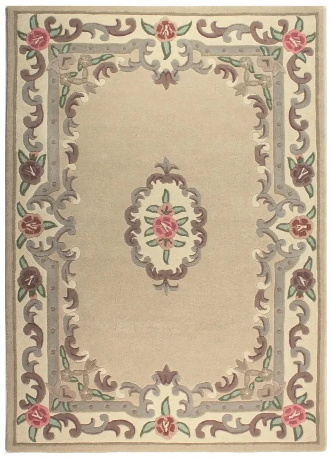 Tappeto in lana marrone 120x180 cm Aubusson - Flair Rugs