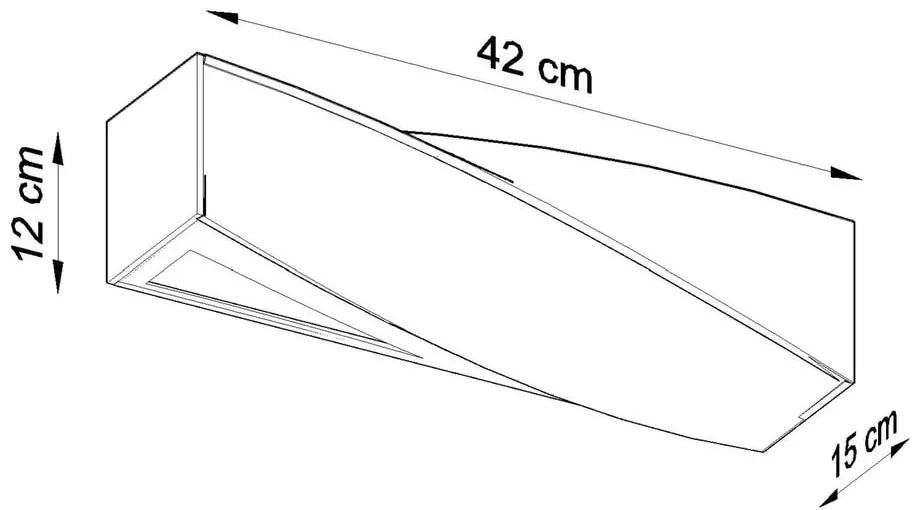 Lampada da parete in ceramica Taurus - Sollux