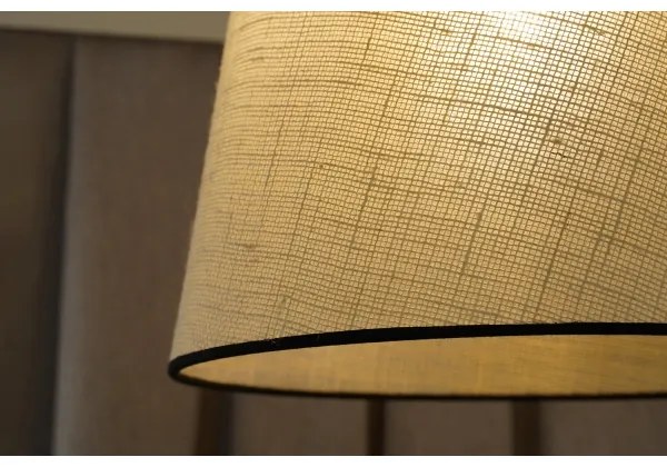 Duolla - Lampadario a plafone YUTE 1xE27/15W/230V diametro 38 cm grigio/nero