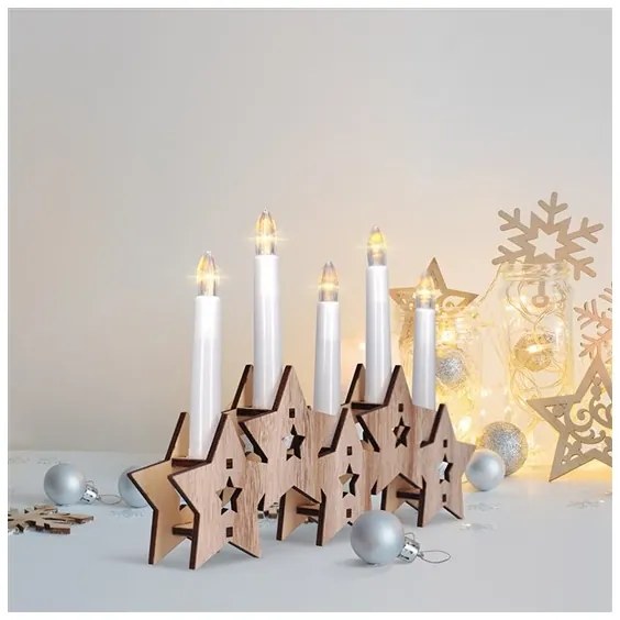 Solight 1V222 - LED Candelabro natalizio 5xLED/2xAA