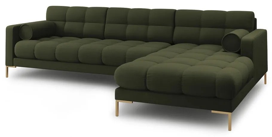 Divano angolare verde (angolo destro) Bali - Cosmopolitan Design