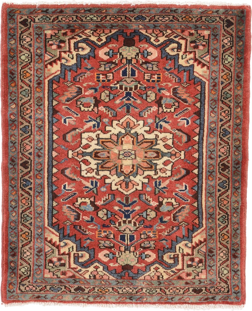 Hamedan Tappeto persiano 80 x 70 (Iran) Annodato A Mano