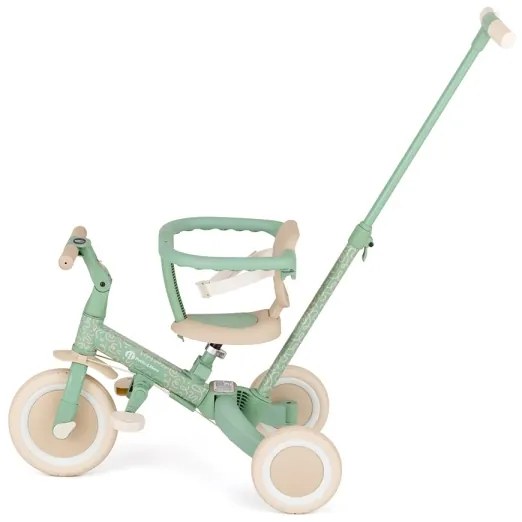 PETITE&MARS - Triciclo 5 in 1 per bambini TURBO LIMITED Verde Twist