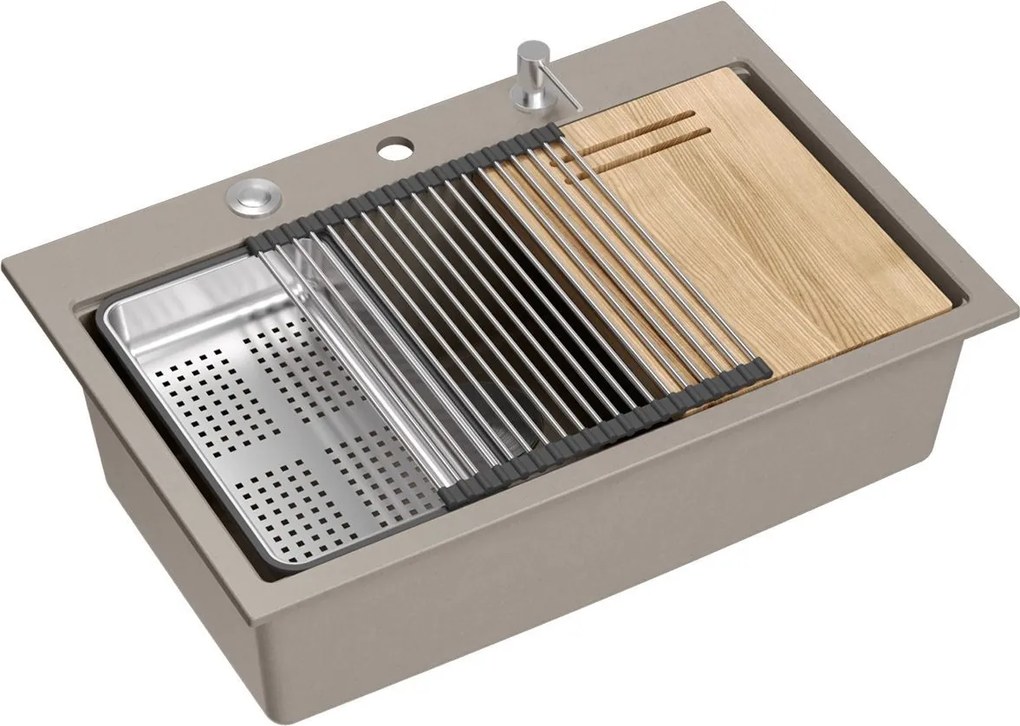 Lavello in granito MARC  110 WORKSTATION Beige