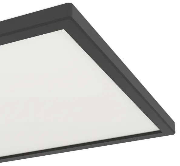 Eglo 901442- Plafoniera LED da esterno ROVITO 13,4W/230V 29x29 cm IP44 nero