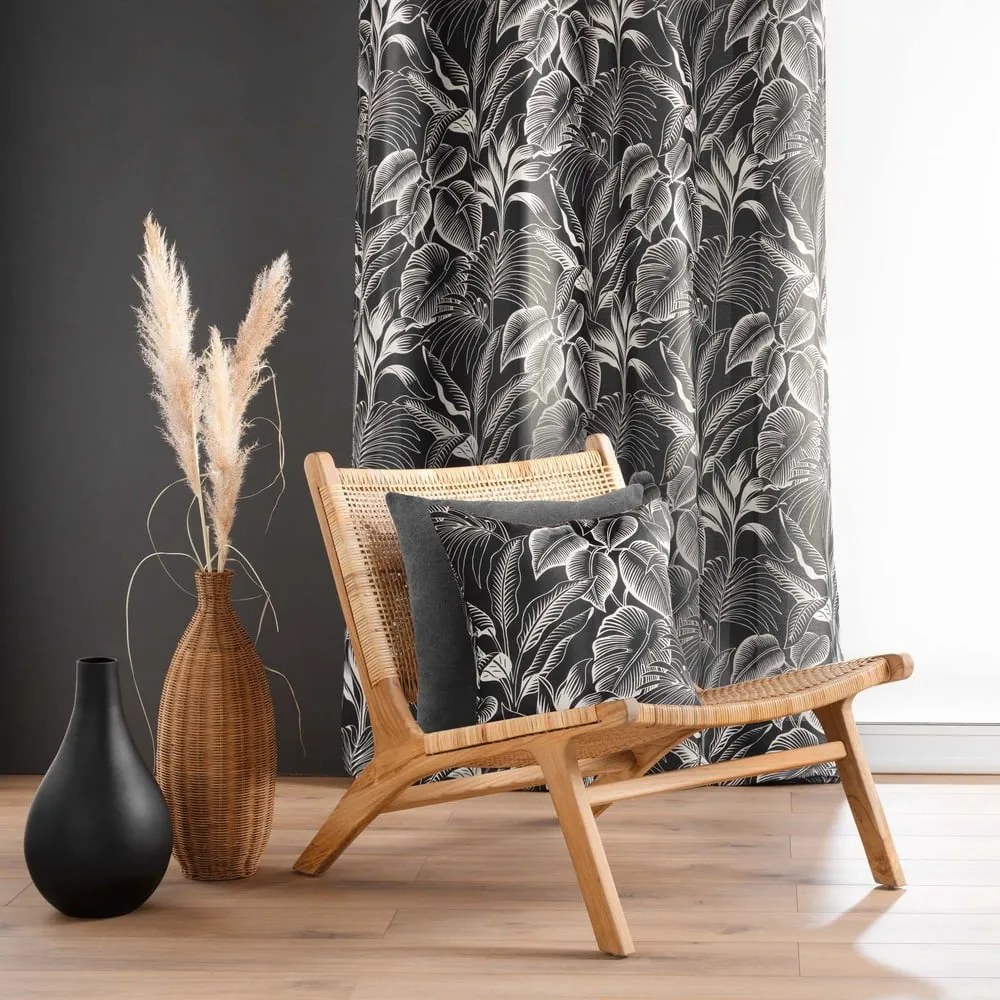 Tenda bianca e nera 140x260 cm Cabana - douceur d'intérieur