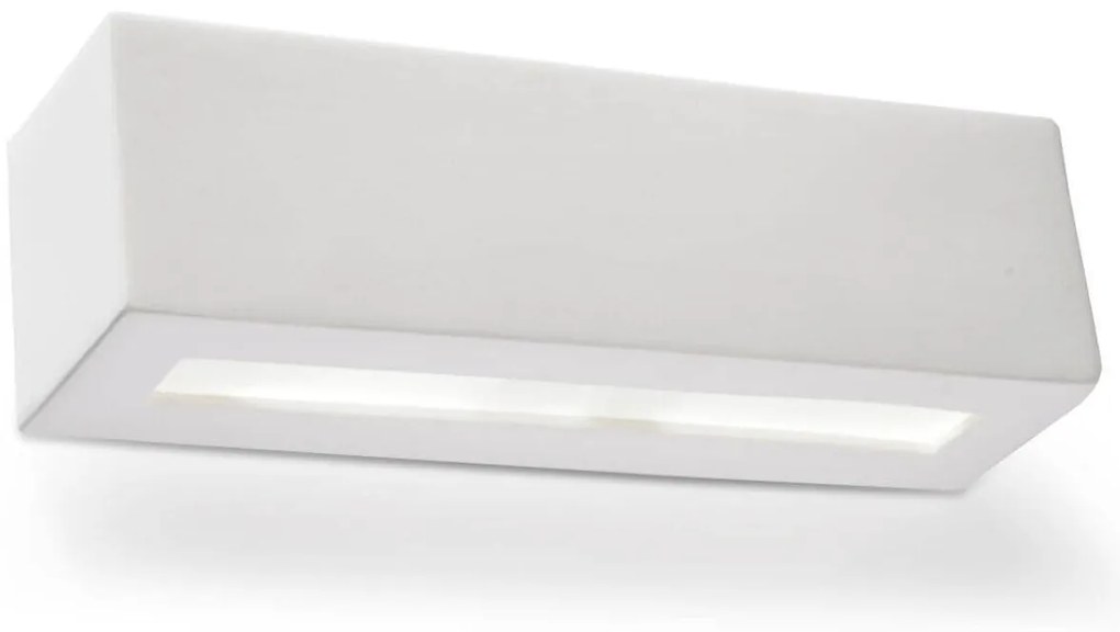 Applique da Parete in Gesso-Ceramico VEGA E27 Pitturabile da Interno