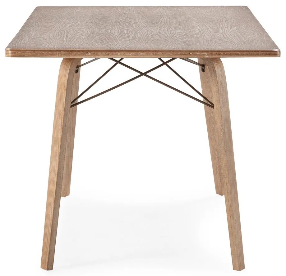 Tavolo da pranzo con piano effetto rovere 90x180 cm Lujan – MOME