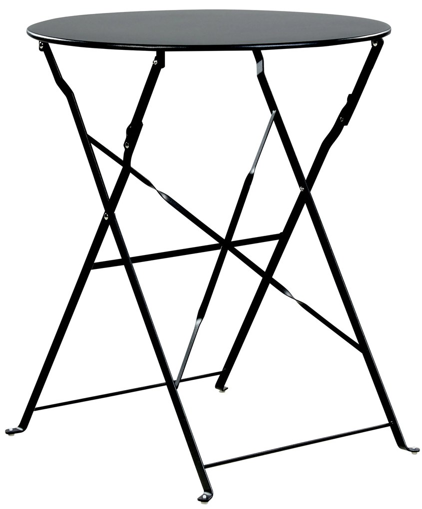Set da balcone acciaio nero FIORI Beliani