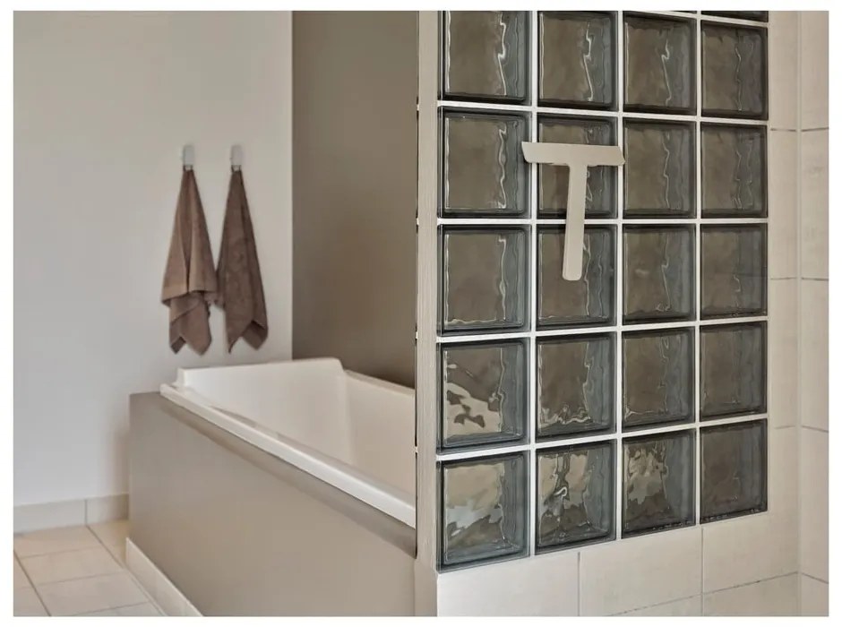 Asciugamano in cotone marrone 50x100 cm - Zone