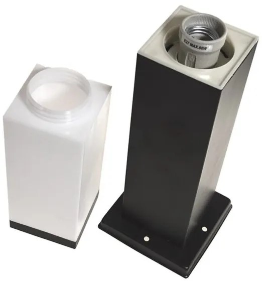 Lampada da esterno SOPPA 1xE27/60W/230V IP44 45 cm nero