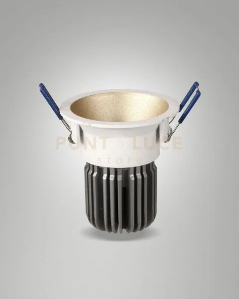 Toodle faretto incasso tondo 2700k 1220lm 11w dimmerabile oro