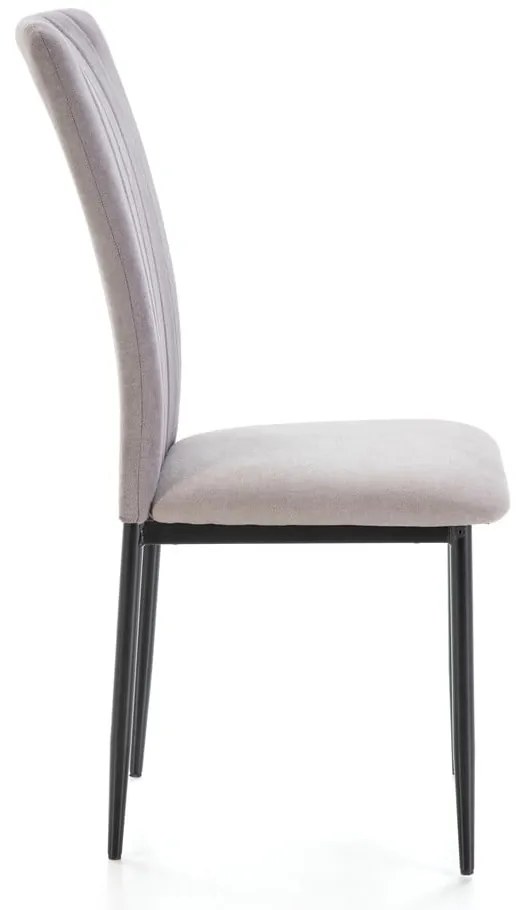 Set di sedie da pranzo grigio chiaro 4 pz Holly - Marckeric