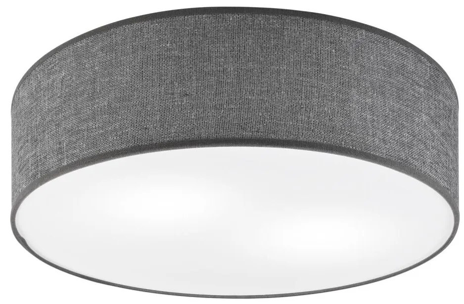 Plafoniera da soffitto SIRJA 2xE27/15W/230V Ø 45 cm grigia