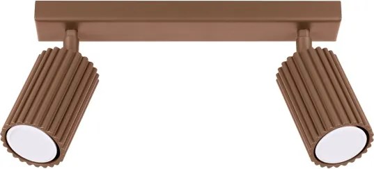 Brilagi - Faretto LED CRESTO 2xGU10/10W/230V marrone