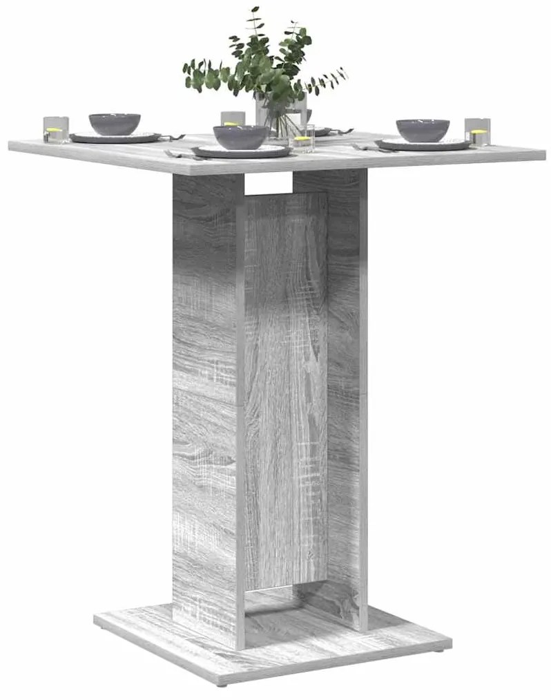 Tavolo Da Bistrot Grigio Sonoma 60x60x75 Cm Legno Multistrato /