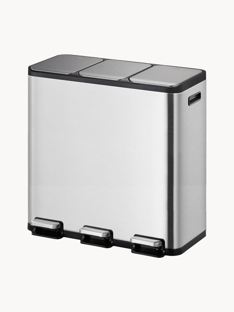 Pattumiera con funzione pedale Casa, 3 x 15 L