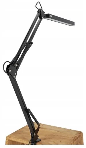 Lampada da tavolo LED dimmerabile con clip LED/10W/5V 3000/4000/6000K nera