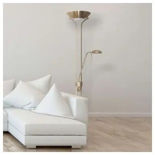 Searchlight EU4329AB- Lampada da terra con dimmer MOTHILD 1xR7s/14W+1xG9/8W/230V