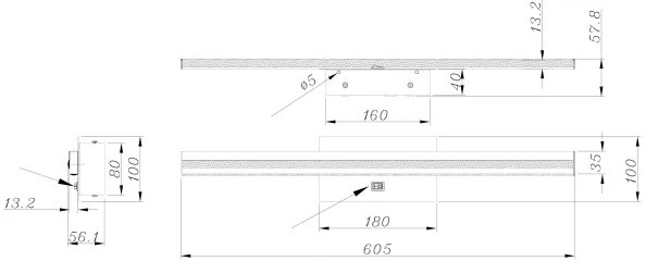 Globo 41499C - Applique a LED da bagno VIGGO LED/18W/230V IP44