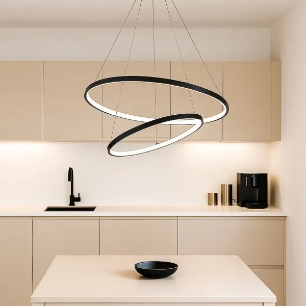 Rabalux 72345 - Lampadario LED dimmerabile a sospensione con cavo BELIZA LED/75W/230V 3000-6500K+telecomando