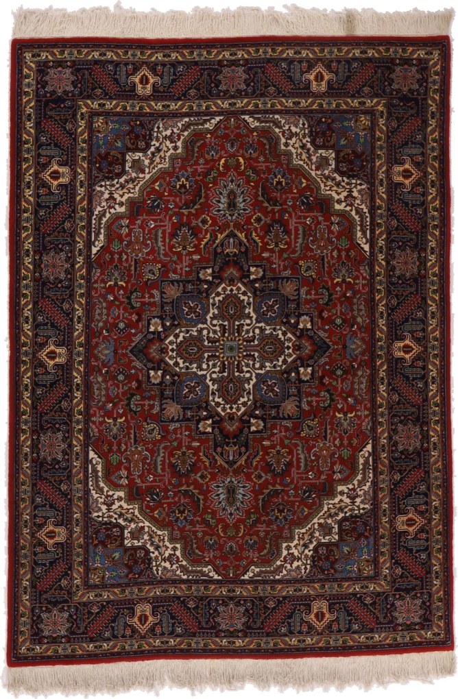 Tabriz Tappeto 140x200 (Iran) Annodato A Mano