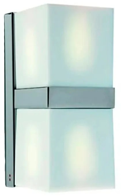 Fabbian - Ice Cube Double Applique da Parete Frosted Fabbian