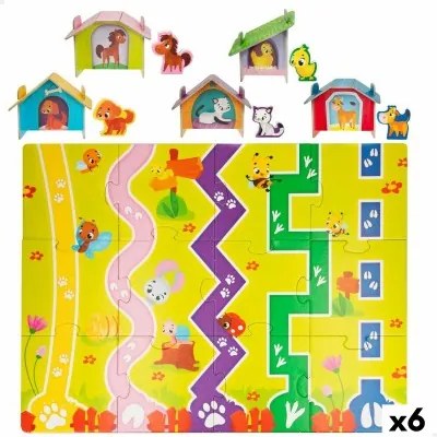 Puzzle per Bambini Lisciani Fattoria 27 Pezzi 48 x 1 x 36 cm (6 Unità)