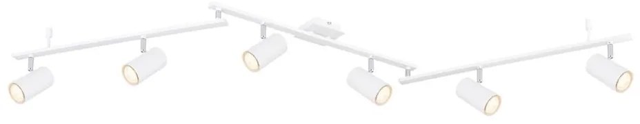 Globo 57910-6W - Faretto ROBBY 6xGU10/35W/230V bianco