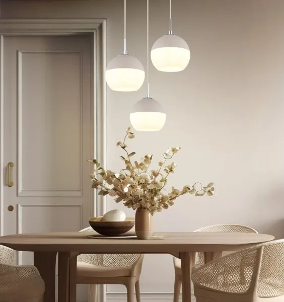 Globo 15999-3HR - Lampadario a cavo RAGUSA 3xE27/60W/230V