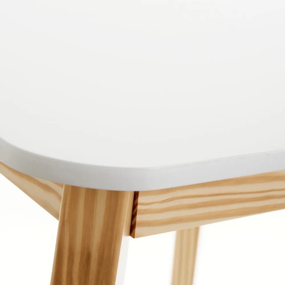 Tavolo per bambini con piano bianco 55x55 cm - Casa Selección