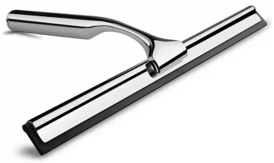 REA-70000 - Tergivetro con supporto, finitura cromo lucido