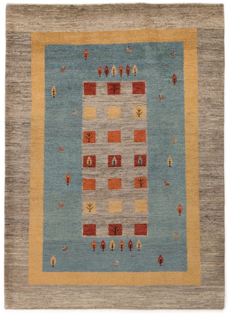 Gabbeh Tappeto persiano 170x240 Blu (Iran) Annodato A Mano