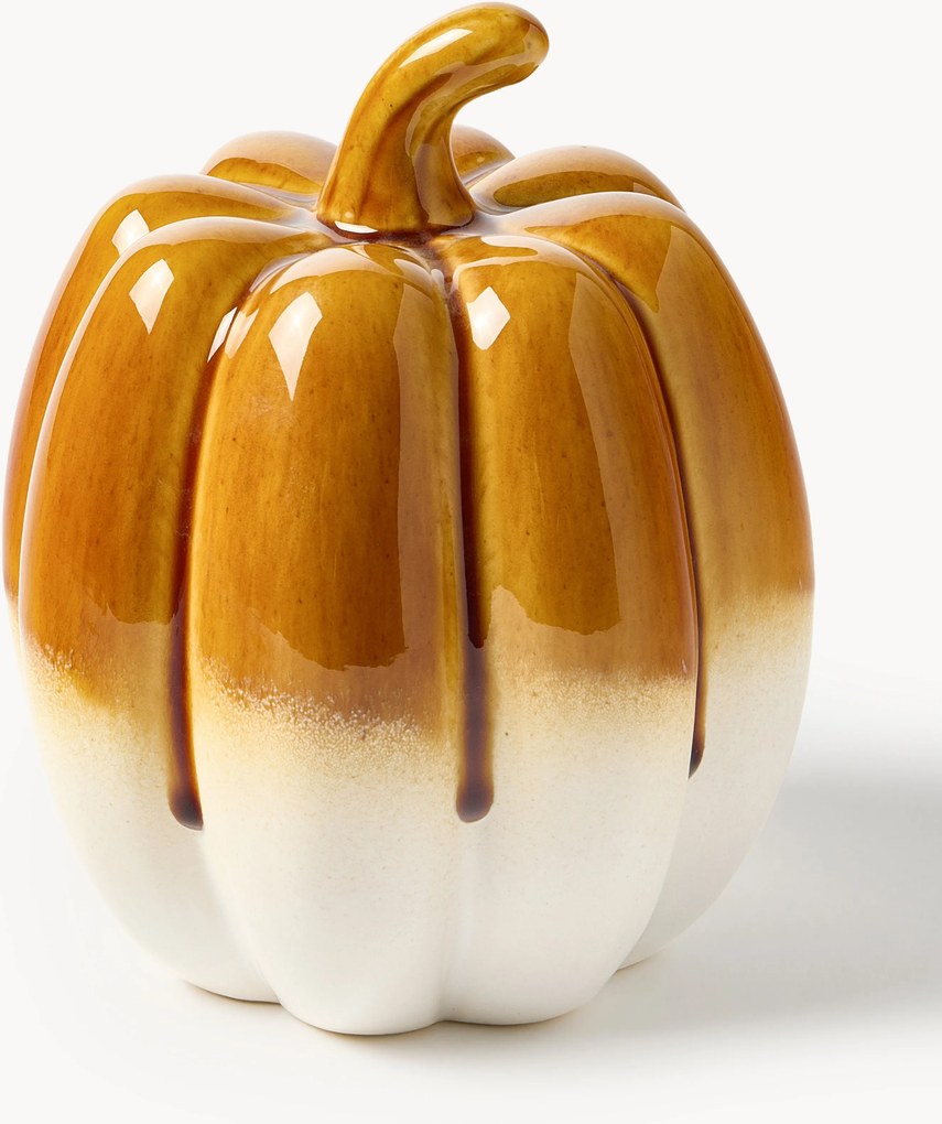 Oggetto decorativo a forma di zucca Moranga, alt. 17 cm