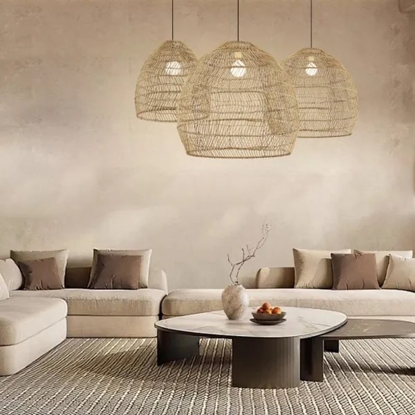 Immax 08261L - Lampadario sospeso con cavo BOHO DELICADO 1xE27/40W/230V Ø 60 cm