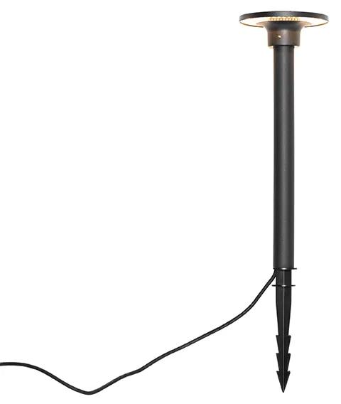 Faretto moderno a punta nero con LED IP54 - Skyf