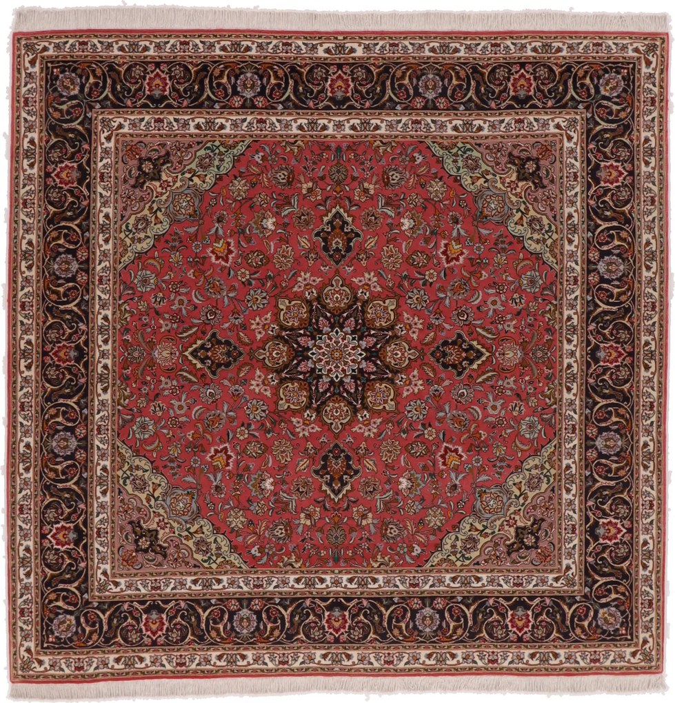 Tabriz Tappeto 200x210 (Iran) Annodato A Mano