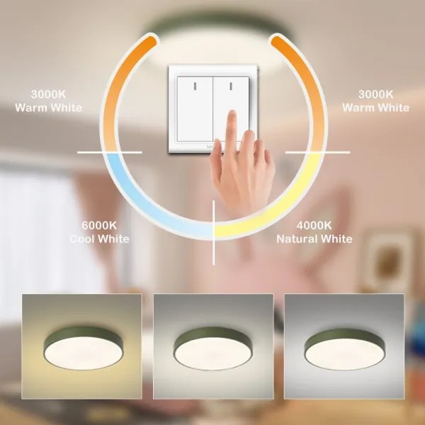 Brilagi - Plafoniera LED POOL LED/60W/230V 3000/4000/6000K 60 cm verde