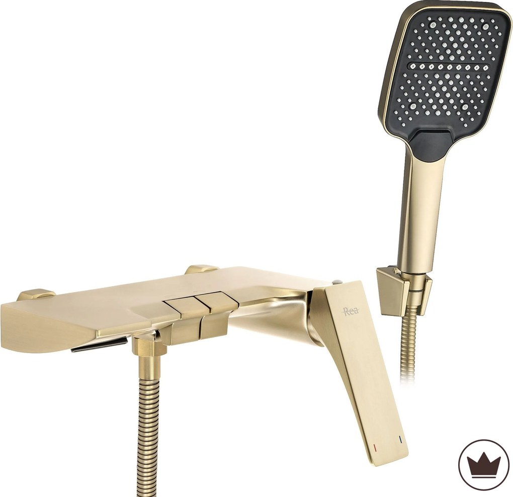 Rubinetto da vasca REA Joe Brush Gold