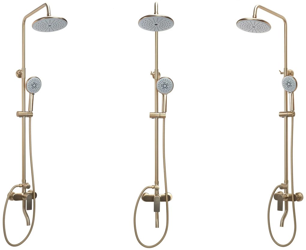 Set doccia Rea VERSO BRUSHED GOLD