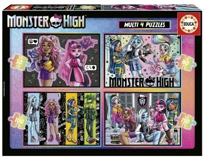 Puzzle Educa Monster High Multipuzzle