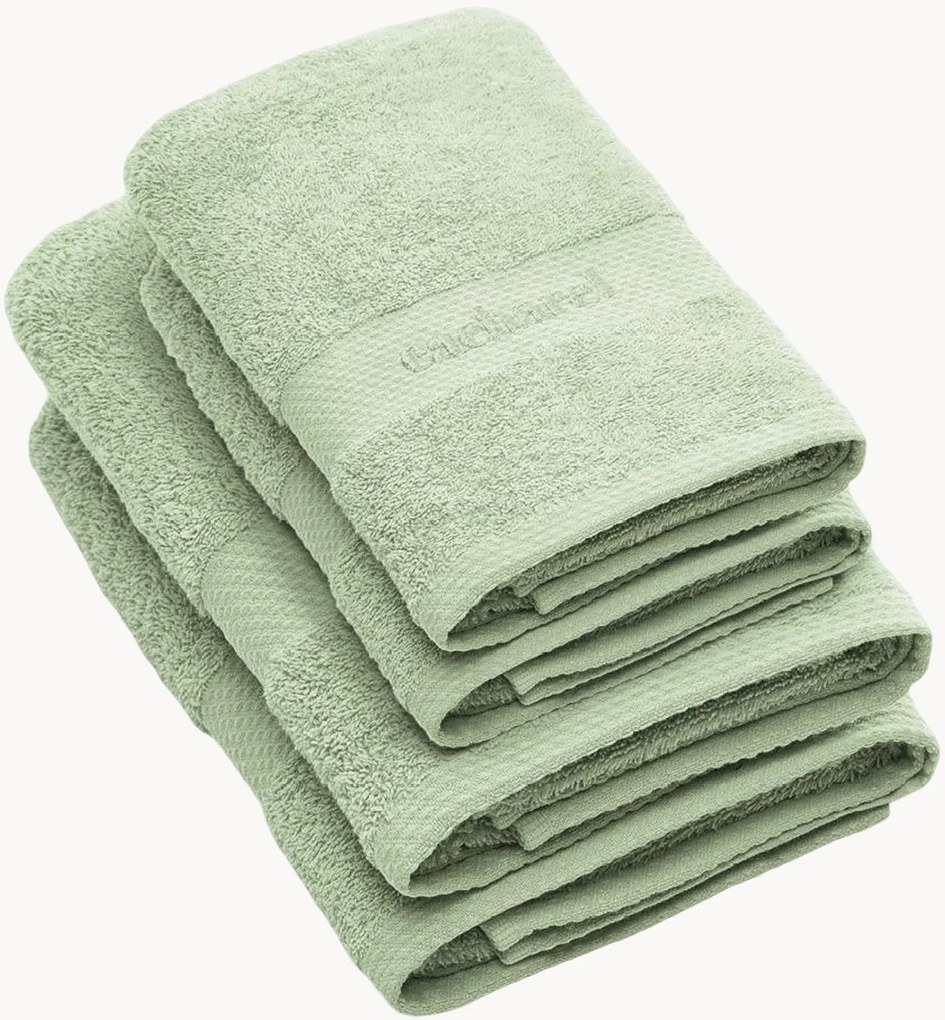 Set di 4 asciugamani in cotone Simply Bath