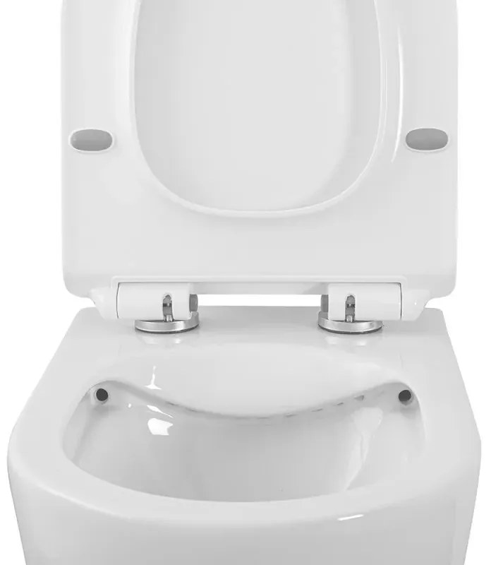 Coppia sanitari sospesi Rimless serie Tokyo con copriwc rallentato
